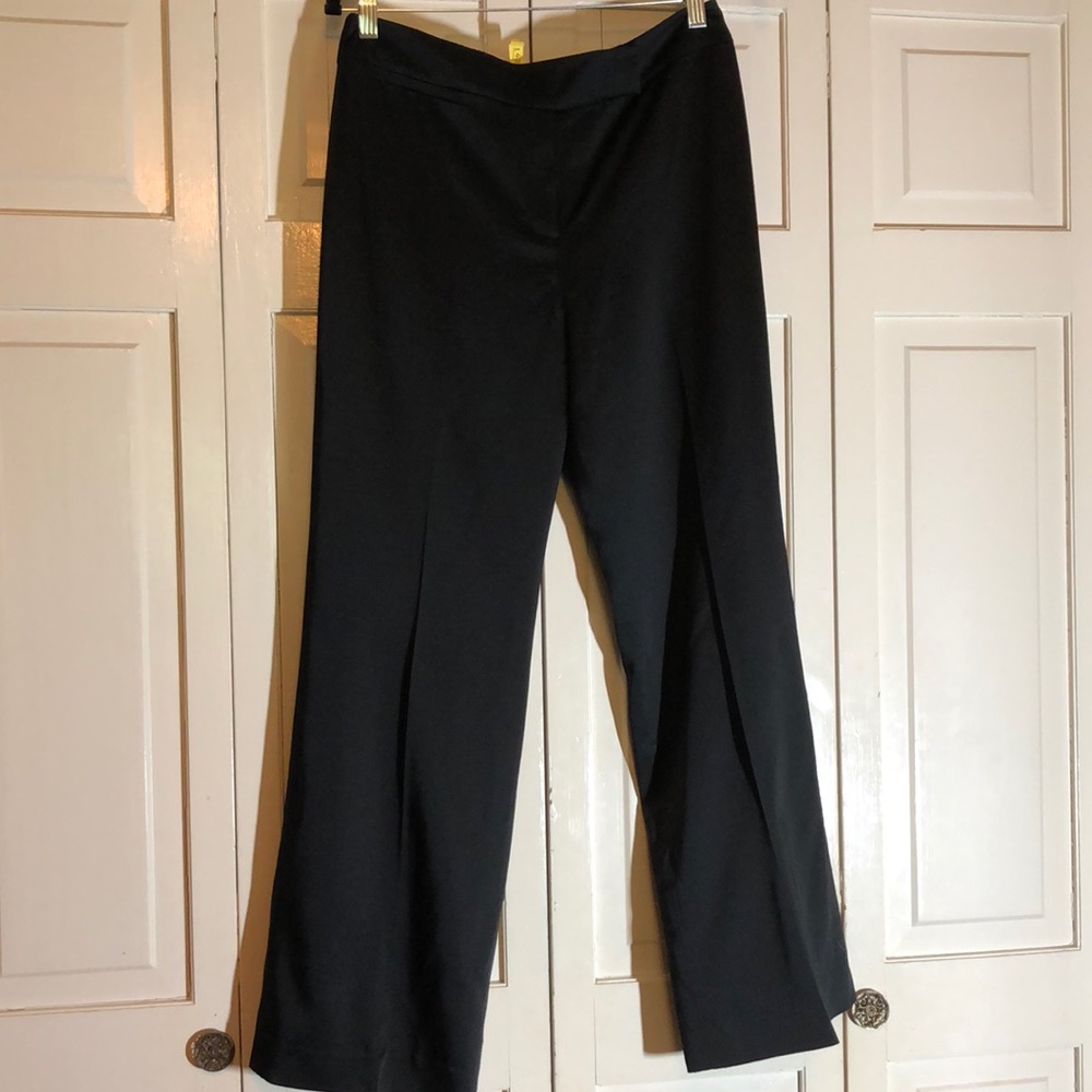 Ann Taylor Black Trouser Wide Leg SZ 6